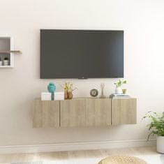 Vidaxl Zidni TV ormarići 2 kom, Sonoma hrast, 60x30x30 cm