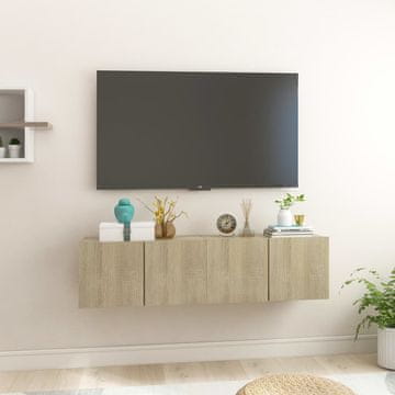 Vidaxl Zidni TV ormarići 2 kom, Sonoma hrast, 60x30x30 cm