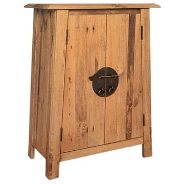 Vidaxl Kupaonski ormarić od punog borovog drva 59x32x80 cm