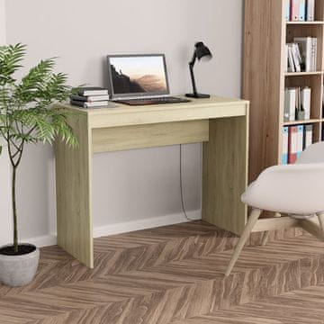 Vidaxl Radni stol, hrast sonoma, 90x40x72 cm, iverica