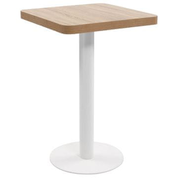 Vidaxl Bistro stol svijetlosmeđi 50x50 cm MDF