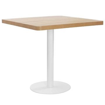 Vidaxl Bistro stol svijetlosmeđi 80 x 80 cm MDF
