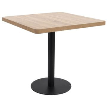 Vidaxl Bistro stol svijetlosmeđi 80 x 80 cm MDF