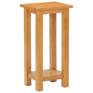 Vidaxl Pomoćni stolić 27x24x55 cm Masivni hrastov drvo