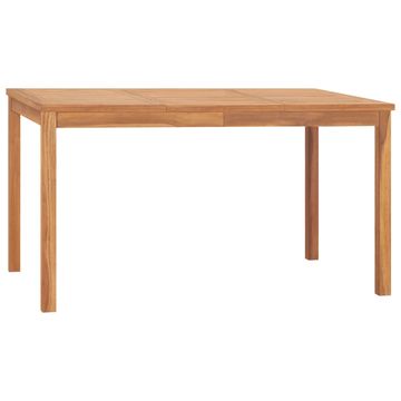 Vidaxl Vrtni stol 140x80x77 cm Masivno tikovino