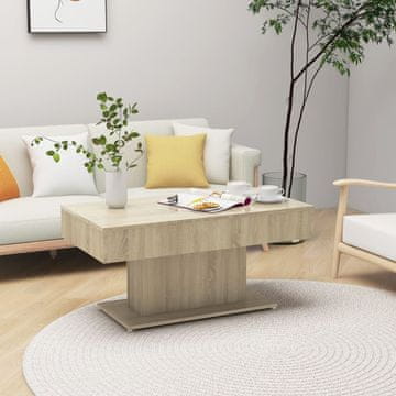 Vidaxl Klub stolić, hrast sonoma, 96x50x45 cm, materijal na bazi drva