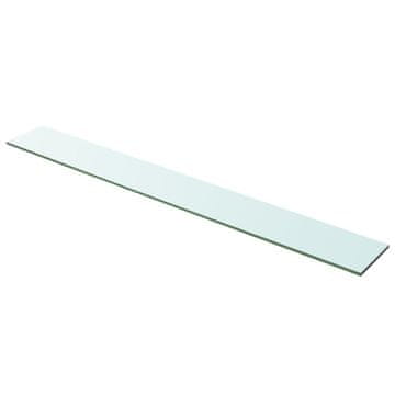 Vidaxl Prozirna staklena ploča 100x12 cm