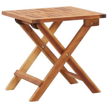 Vidaxl Sklopivi vrtni stol 40x40x40 cm Masivno drvo akacije