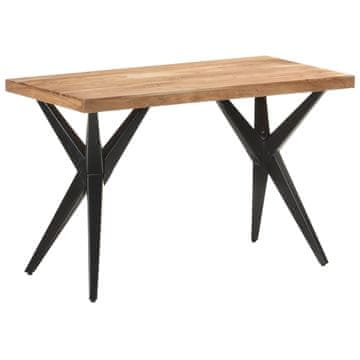 Vidaxl Blagovaonski stol 120x60x76 cm Masivno drvo akacije