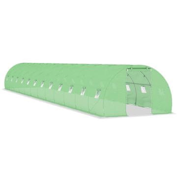 Vidaxl Plastenik 54 m² 18 x 3 x 2 m