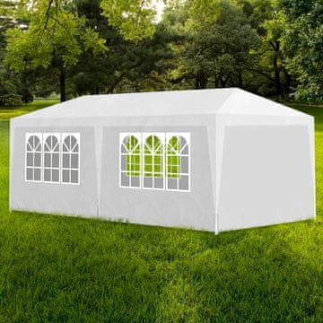 Vidaxl Šator za zabave 3 x 6 m Bijeli