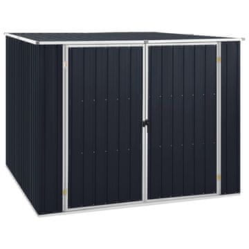 Vidaxl Vrtno spremište antracit 195 x 198 x 159 cm pocinčani čelik