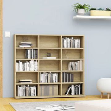 Vidaxl CD ormarić Sonoma hrast 102x23x89,5 cm iverica