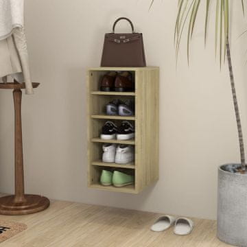 Vidaxl Ormarići za cipele, set od 2, hrast Sonoma, 31,5 x 35 x 70 cm