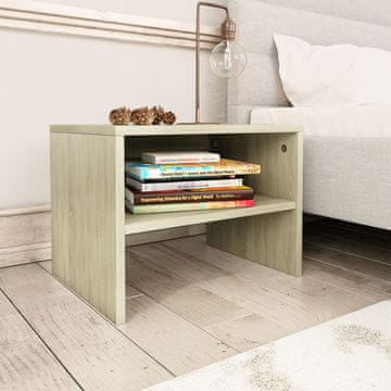 Vidaxl Noćni ormarić Sonoma hrast 40 x 30 x 30 cm iverica