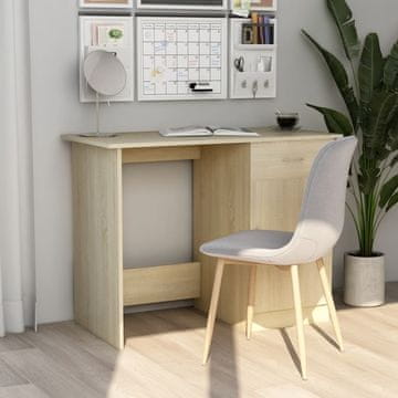 Vidaxl Radni stol, hrast Sonoma, 100x50x76 cm, iverica