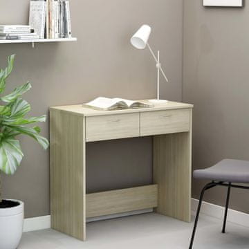 Vidaxl Radni stol, hrast sonoma, 80x40x75 cm, iverica