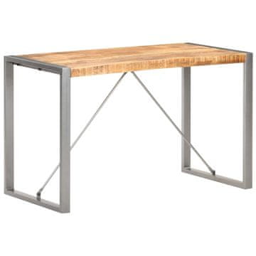 Vidaxl Blagovaonski stol 120x60x75 cm Masivno neobrađeno drvo manga