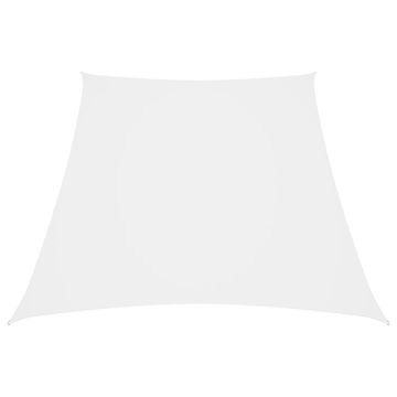 Vidaxl Jedro protiv sunca od tkanine Oxford trapezno 3/5 x 4 m bijelo
