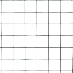 Vidaxl Žičana mreža od čelika s PVC oblogom za kokoši 25x0,5 m zelena