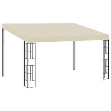 Vidaxl Zidna sjenica 3 x 4 m krem od tkanine