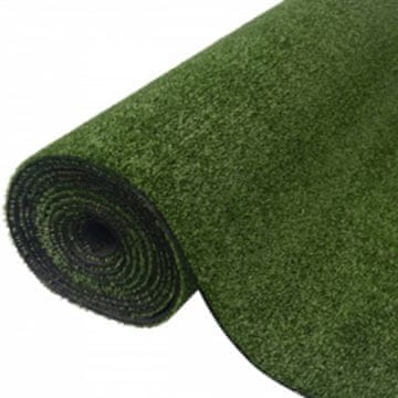 Vidaxl Umjetni travnjak, 7/9 mm, 0,5 x 5 m, zeleni