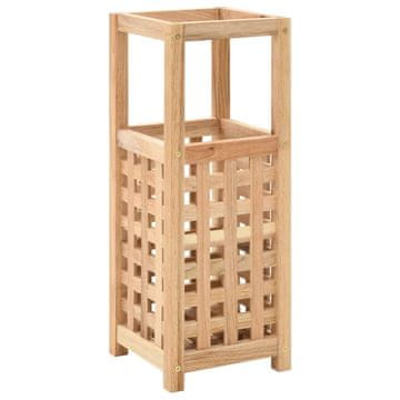 Vidaxl Stalak za kišobrane od punog orahovog drva 18 x 18 x 50 cm