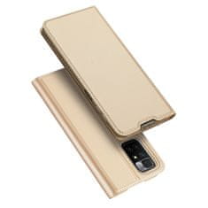Dux Ducis Skin Pro preklopna kožna maska za Xiaomi Redmi 10, zlato