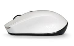 Port Designs miš, bežični, USB-A, USB-C, tihi, bijeli (900714)