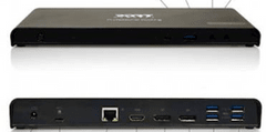 Port Designs priključna stanica, USB-C, 3x 4K (901904-EU)