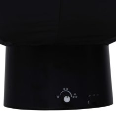 Vidaxl Božićno drvce koje sniježi sa stalkom crno 75 cm PVC