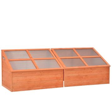 Vidaxl Drveni hladni okvir za biljke 180x57x62 cm