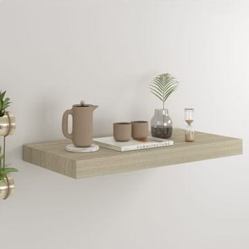 Vidaxl Zidna polica boja hrasta 50 x 23 x 3,8 cm MDF