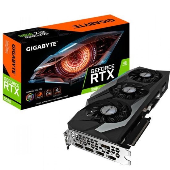Gigabyte GeForce RTX™ 3080 GAMING OC 10G grafička kartica, 10 GB GDDR6X, LHR (GV-N3080GAMING OC-10GD 2.0)