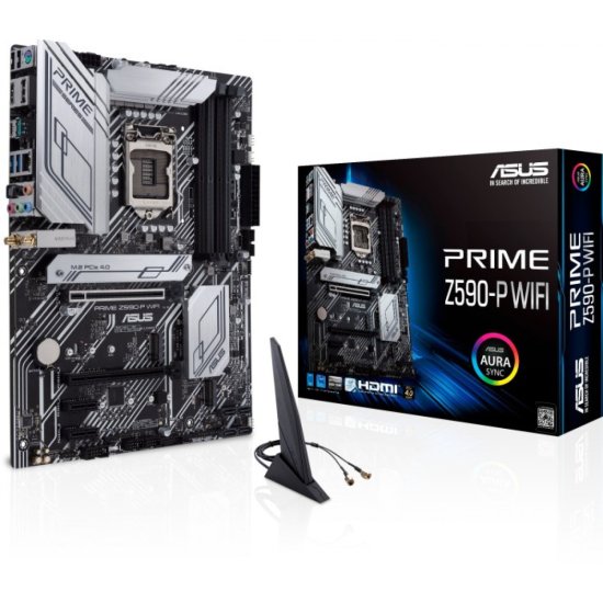 ASUS PRIME Z590-P matična ploča, Wi-Fi, DDR4, SATA3, USB 3.2, DP, LGA1200, ATX (PRIME Z590-P WIFI)