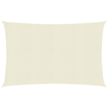 Vidaxl Jedro za zaštitu od sunca 160 g/m² krem 4 x 5 m HDPE