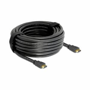 Delocck HDMI High Speed kabel s mrežnim povezivanjem, 20 m, crna