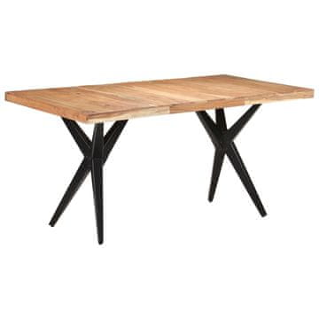 Vidaxl Blagovaonski stol 160 x 80 x 76 cm Masivno drvo akacije