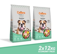 Calibra Premium Line Sensitive hrana za odrasle pse, janjetina, 2 x 12 kg