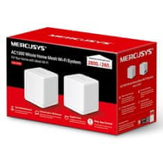 Mercusys Halo H30G pojačalo, Wi-Fi, AC1300, 2 komada, (HALO H30G (2-PACK))