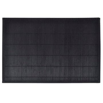 Vidaxl 242109 6 Bamboo Placemats 30 x 45 cm Black
