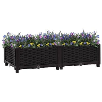 Vidaxl Žaga za povišene gredice, 80x40x23 cm, polipropilen