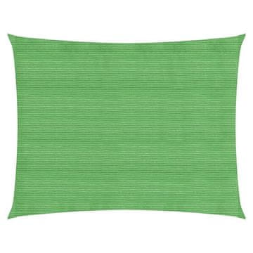 Vidaxl Jedro za sjenu, 160 g/m², svijetlozelena, 5x6 m, HDPE