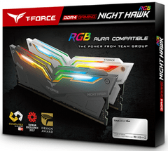 TeamGroup Night Hawk memorija (RAM), 16 GB (2x8 GB), DDR4-3600, CL18, 1,35V (TF14D432G3600HC18JDC01)