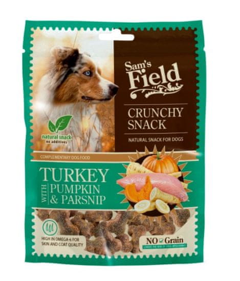 Sam's Field poslastice za pse, puretina, bundeva i pastrnjak, 200 gr