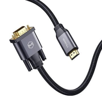 Mcdodo Mcdodo Hdmi Na Vga D-Sub Adapterski Kabel Za Monitor I Projektor 2M
