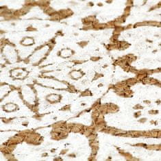 Vidaxl Podmetači 6 kom bijeli 38 cm okrugli od jute