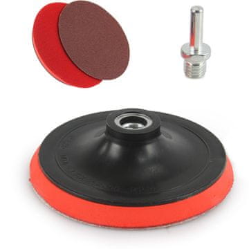 MAR-POL Brusna ploča M14 125 mm za kutne brusilice + adapter
