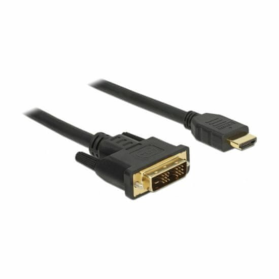 Delock HDMI-DVI-D 18+1 kabel 1 m