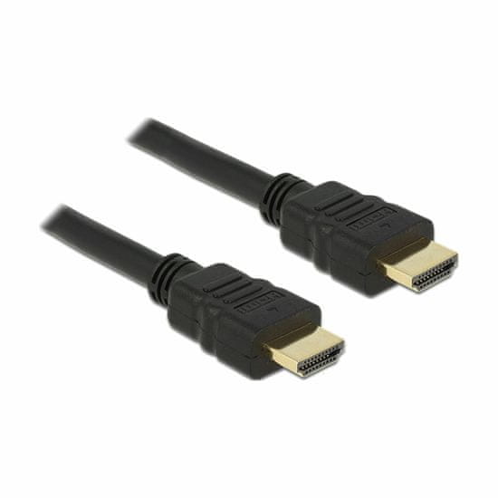 Delock HDMI High Speed Ultra HD 4K kabel s mrežnim priključkom 0,5 m, crn